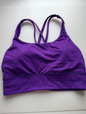 Lululemon Energy Bra long line Size 6 Purple